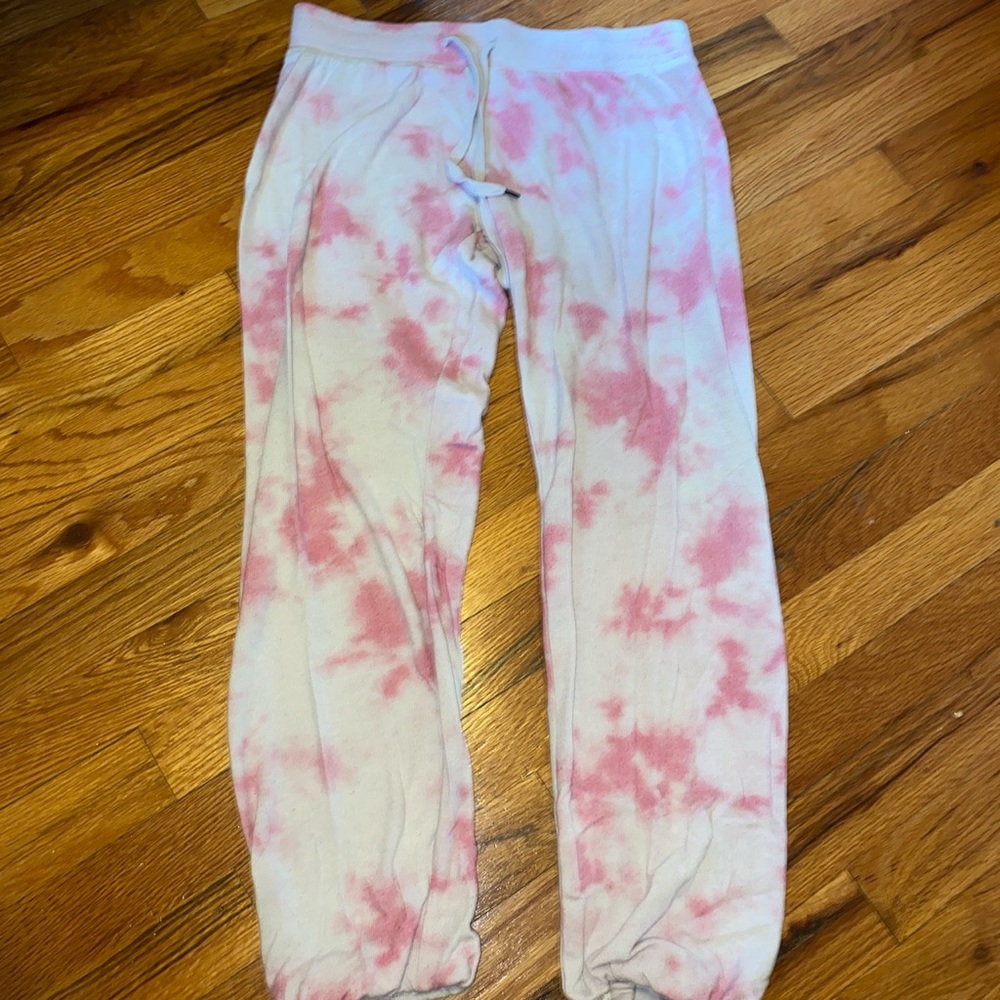 PJ Salvage Pink Tie Dye Joggers